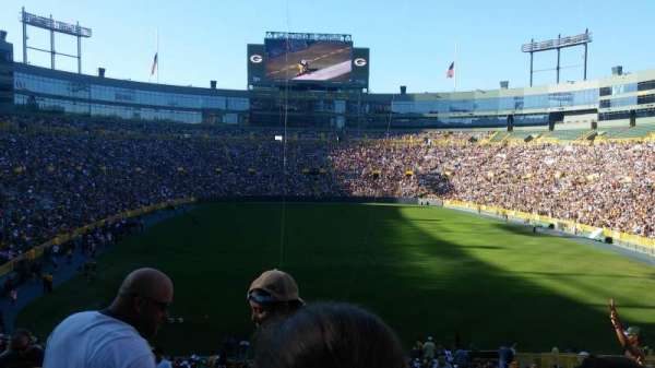 Lambeau Field, section: 138, row: 34, seat: 6