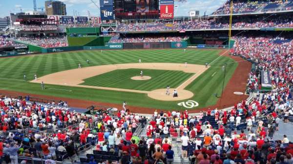 Nationals Park, section: 211, row: A, seat: 1