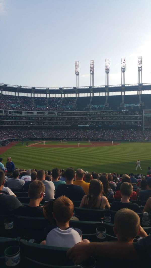 Progressive Field, section: 111, row: z, seat: 4
