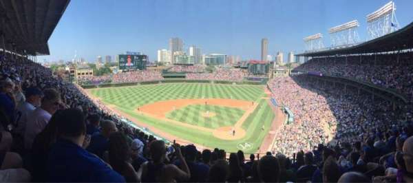 Wrigley Field, section: 315L, row: 9, seat: 3