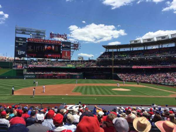 Nationals Park, section: 116, row: W, seat: 9