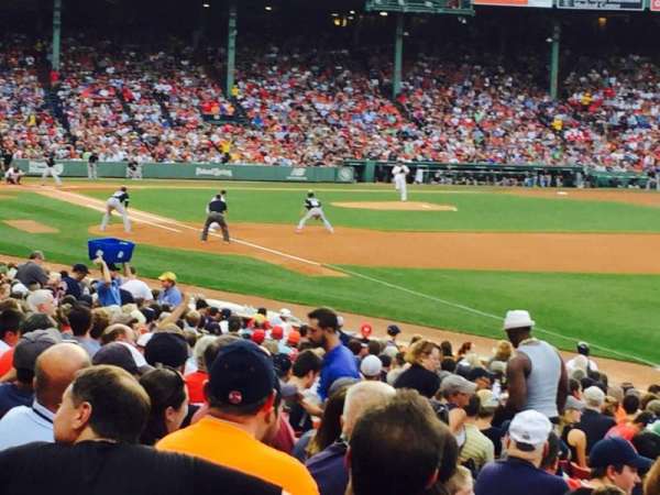 Fenway Park, section: Right Field Box 94, row: PP, seat: 26