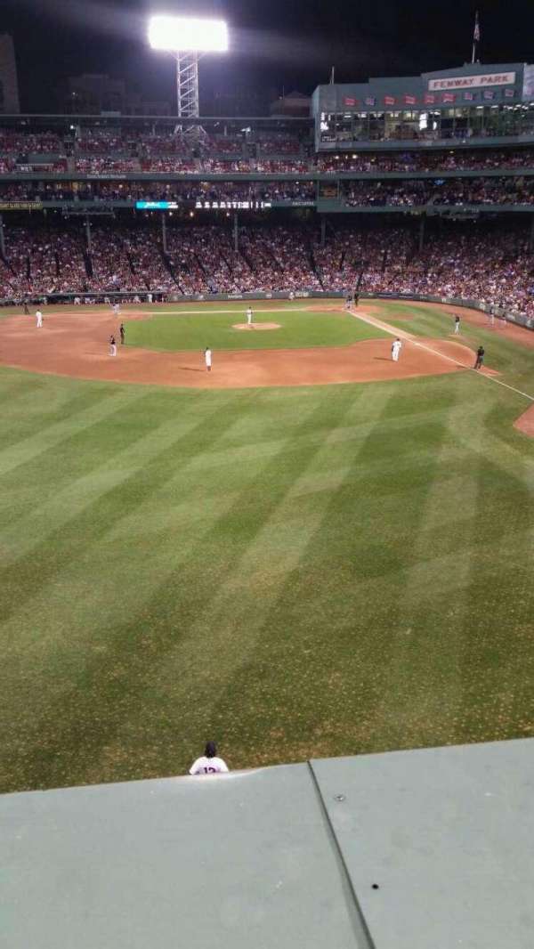 Fenway Park, section: Green Monster 4, row: 1, seat: 4