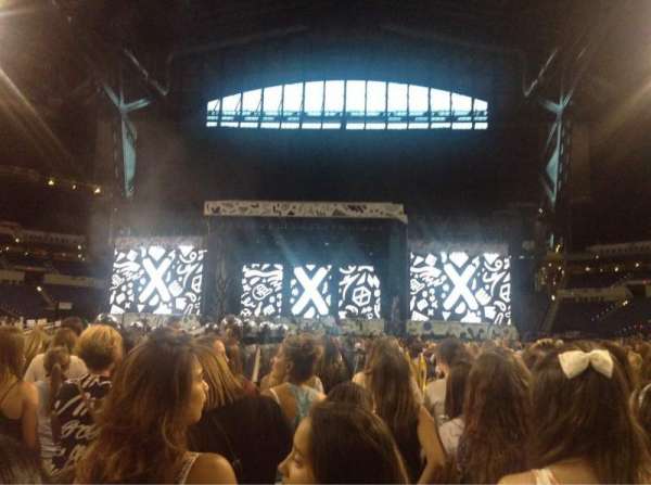 Lucas Oil Stadium, section: Floor K, row: 37, seat: 6