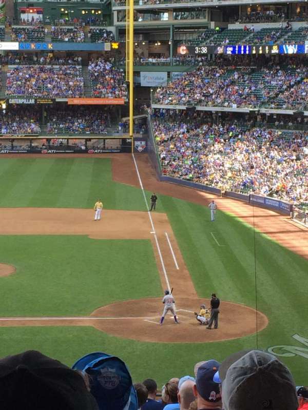 American Family Field, section: 222, row: 18, seat: 12