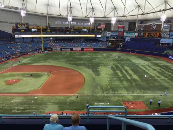 Tropicana Field, section: 312, row: D, seat: 12