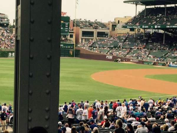 Wrigley Field, section: 206, row: 10, seat: 17