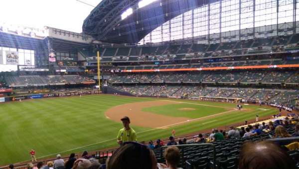 American Family Field, section: 229, row: 15, seat: 4