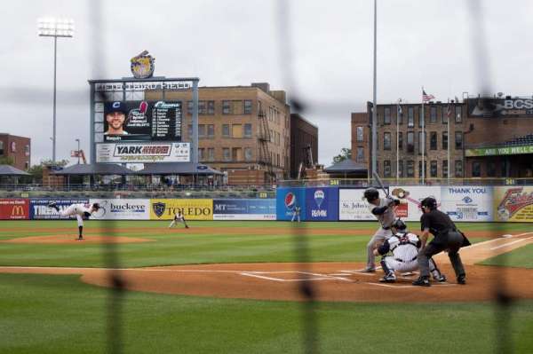 Fifth Third Field, section: 109, row: B, seat: 5