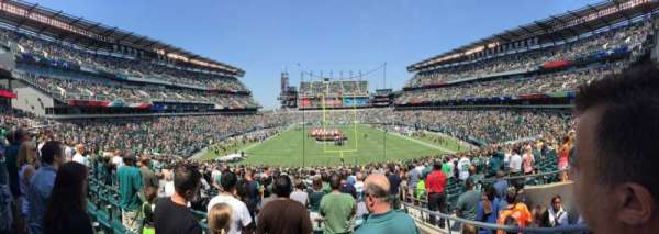 Lincoln Financial Field, section: 110, row: 36, seat: 2