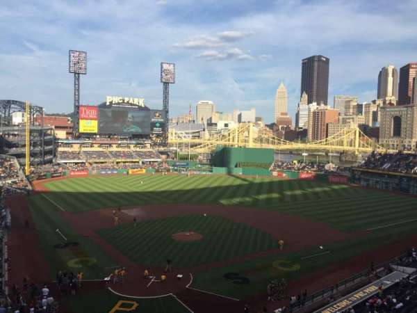PNC Park, section: 214, row: A, seat: 3