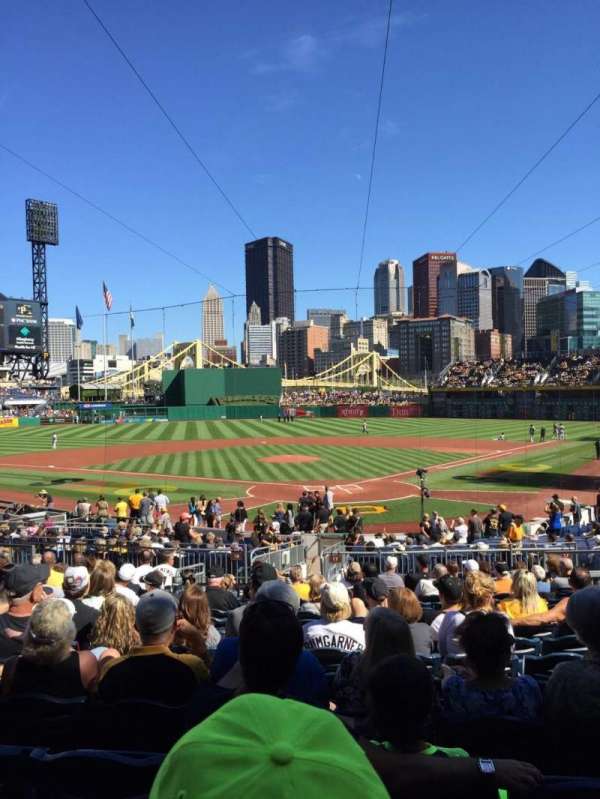 PNC Park, section: 117, row: P, seat: 11