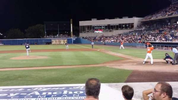 Harbor Park, section: 105, row: H, seat: 16