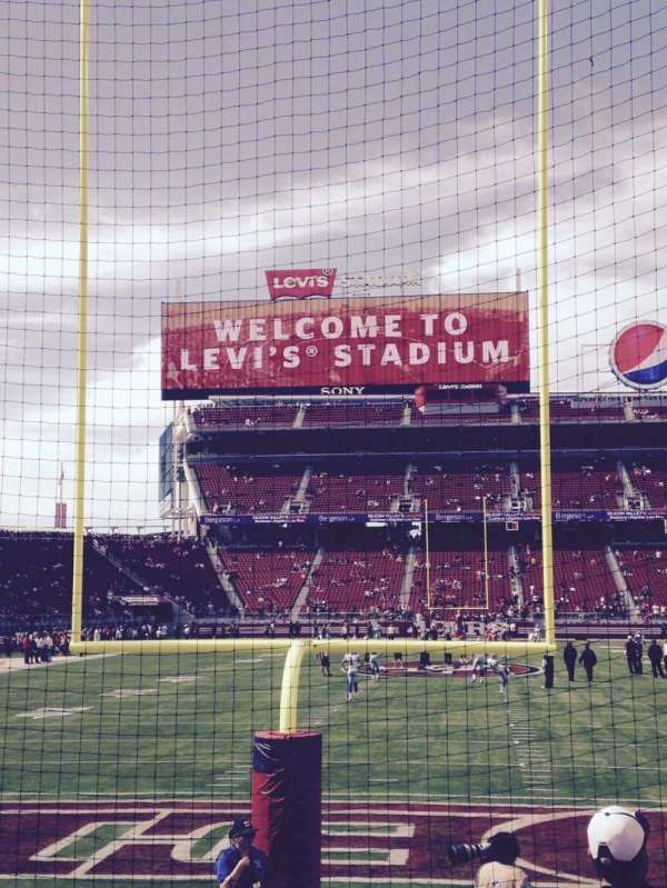 Levi's Stadium, section: 127, row: 5, seat: 8