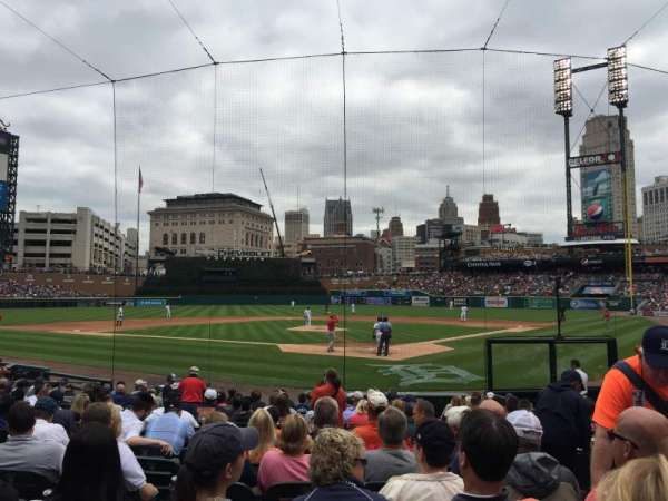 Comerica Park, section: 129, row: 17, seat: 3