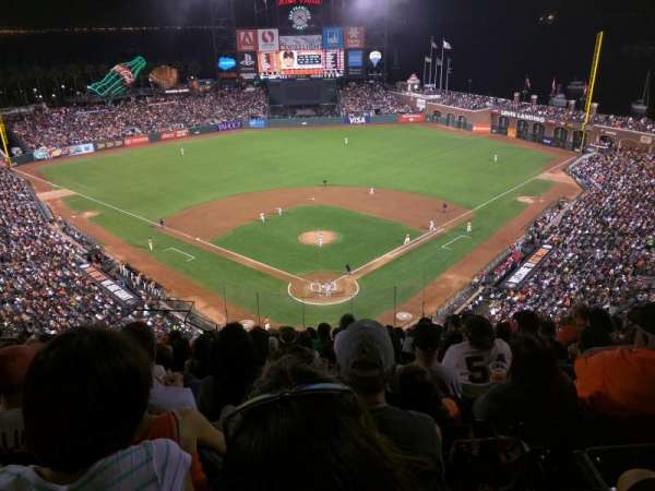Oracle Park, section: VR315, row: 11, seat: 16