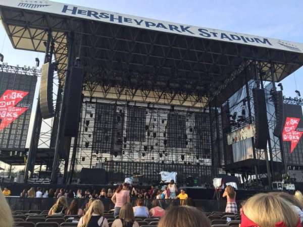 Hershey Park Stadium, section: B, row: 21, seat: 39