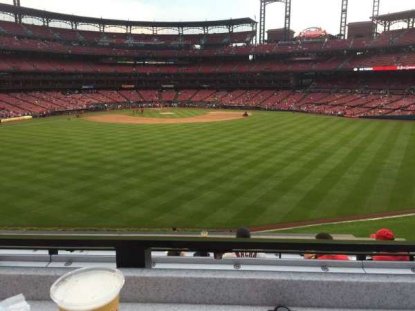 Busch Stadium, section: Coca-Cola Scoreboard Patio, row: 3, seat: 48