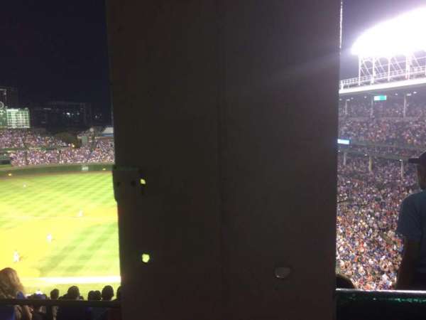 Wrigley Field, section: 414L, row: 1, seat: 1
