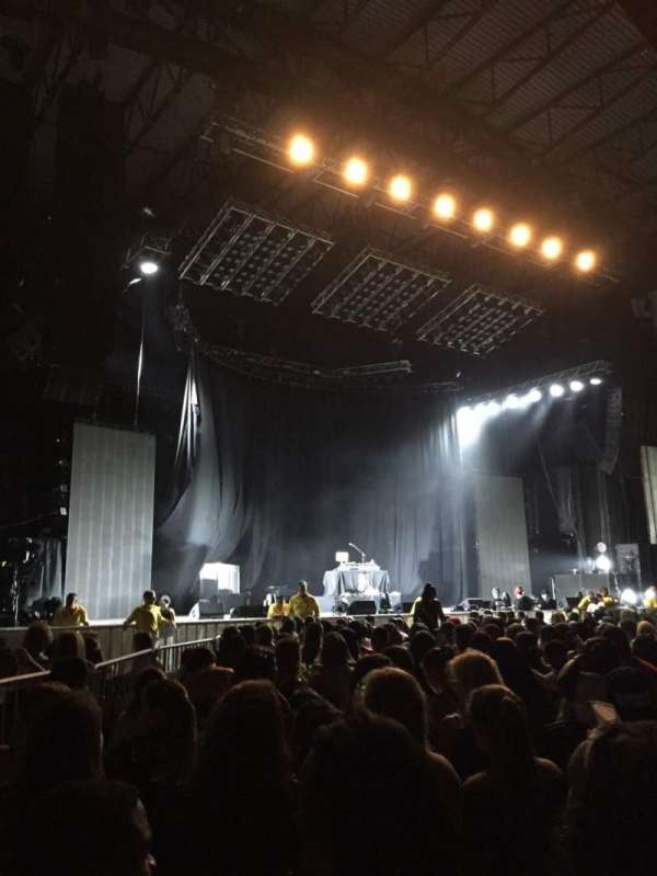 Jones Beach Theater, section: B, row: S, seat: 17