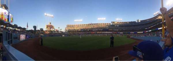 Dodger Stadium, section: 51fd, row: AA, seat: 8