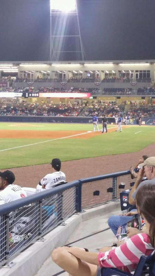 First Horizon Park, section: 105, row: F, seat: 21