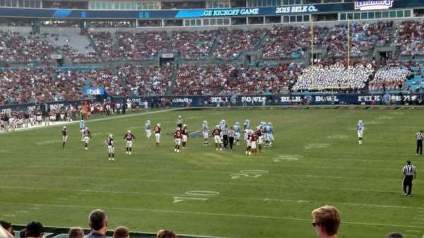 Bank of America Stadium, section: 119, row: 18, seat: 11