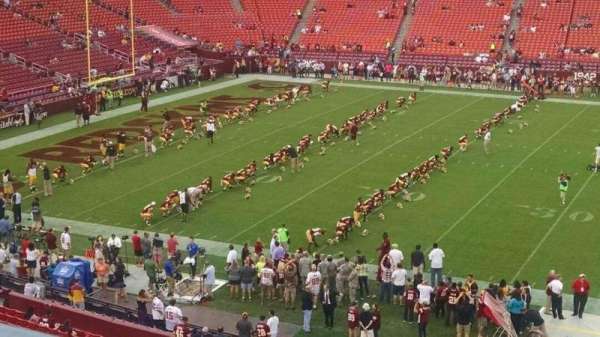 Northwest Stadium, section: 301, row: 1, seat: 17