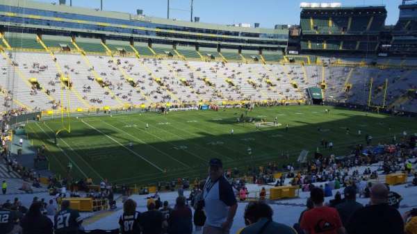 Lambeau Field, section: 110, row: 59, seat: 23