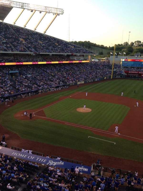 Kauffman Stadium, section: 430, row: A, seat: 1