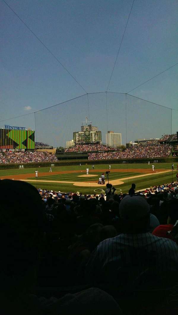 Wrigley Field, section: 117, row: 12, seat: 9