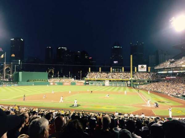 PNC Park, section: 120, row: Q, seat: 7