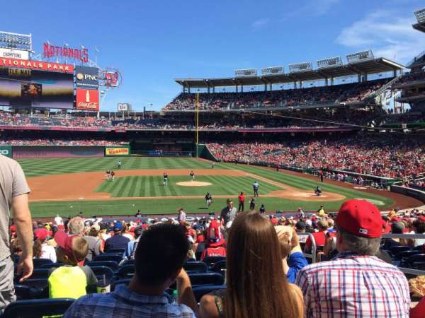 Nationals Park, section: 116, row: KK, seat: 4