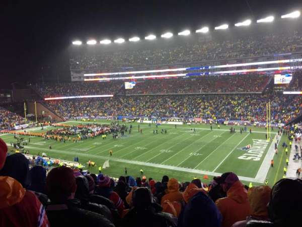 Gillette Stadium, section: 227, row: 21