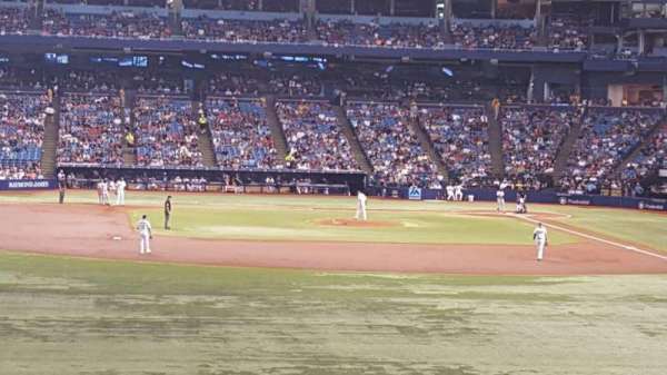 Tropicana Field, section: 143, row: JJ, seat: 5