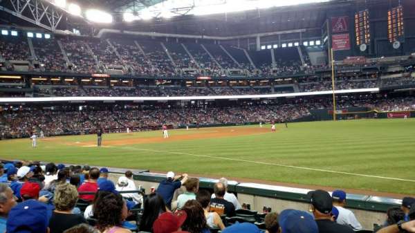 Chase Field, section: 111, row: 7, seat: 12