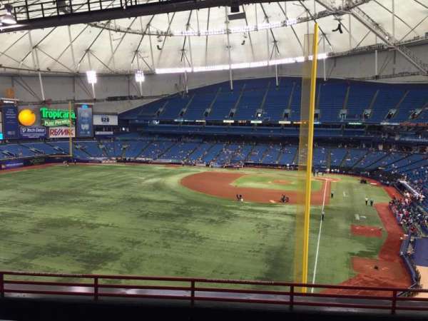 Tropicana Field, section: 345, row: F, seat: 26