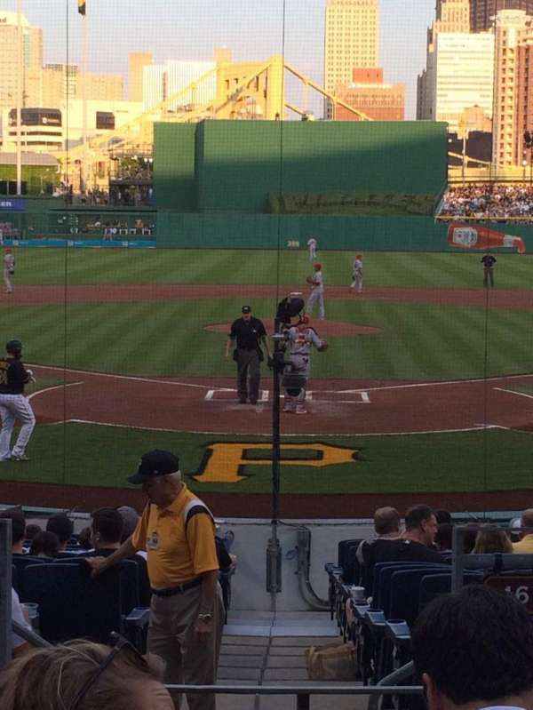 PNC Park, section: 116, row: G