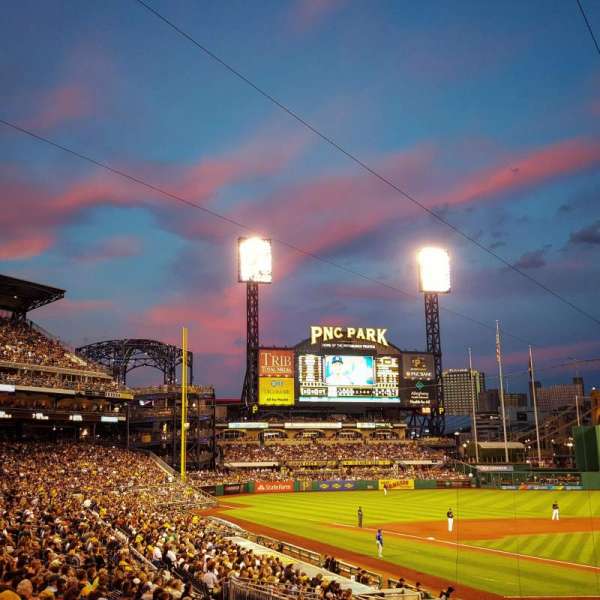 PNC Park, section: 117, row: H, seat: 3 and 4