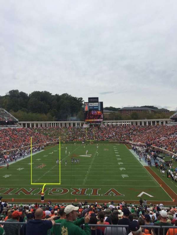 Scott Stadium, section: 315, row: A, seat: 25