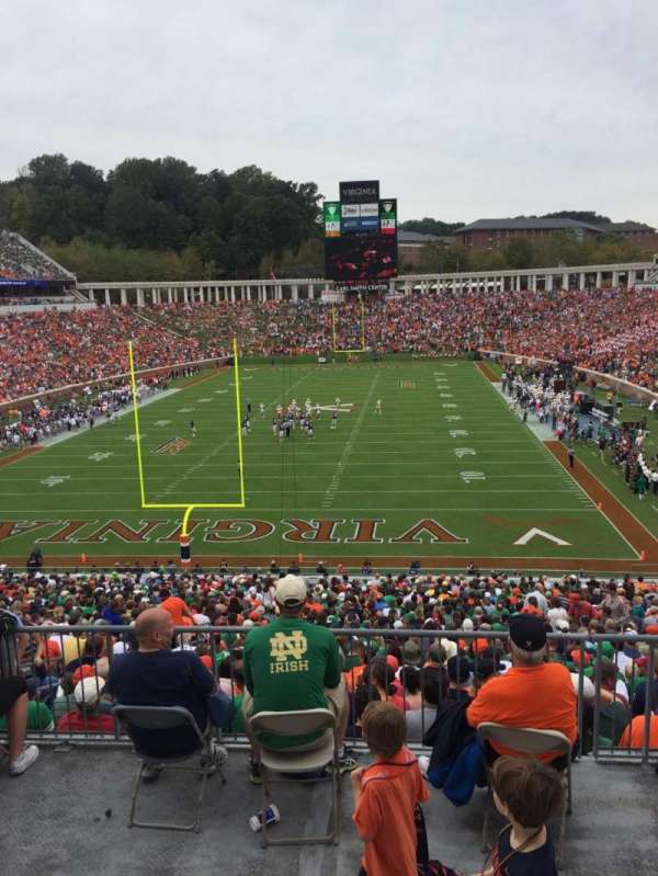 Scott Stadium, section: 315, row: A, seat: 26