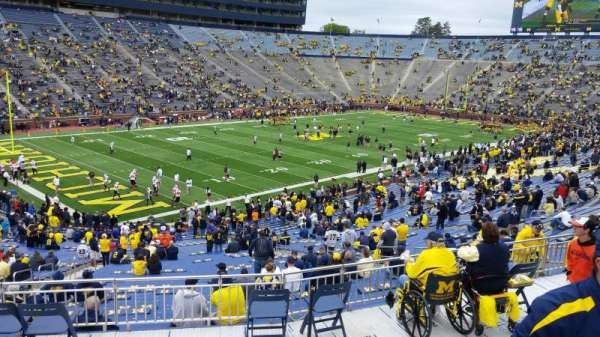 Michigan Stadium, section: 7, row: 62, seat: 28