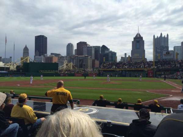 PNC Park, section: 20, row: K, seat: 10