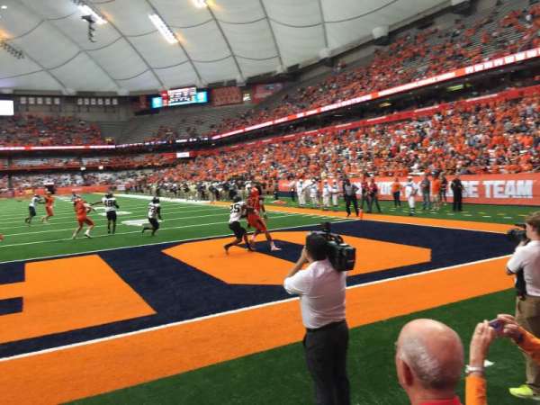 JMA Wireless Dome, section: 122, row: A, seat: 22