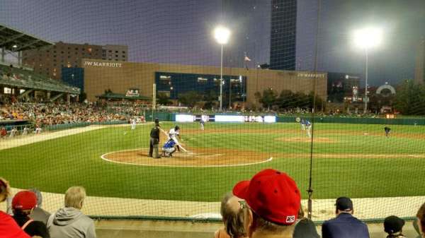 Victory Field, section: 114, row: H, seat: 1