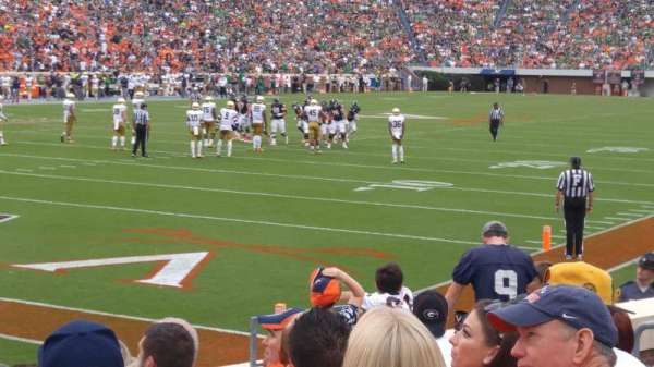 Scott Stadium, section: 131, row: K, seat: 11