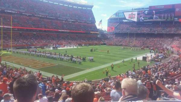 Huntington Bank Field, section: 125, row: 26, seat: 6