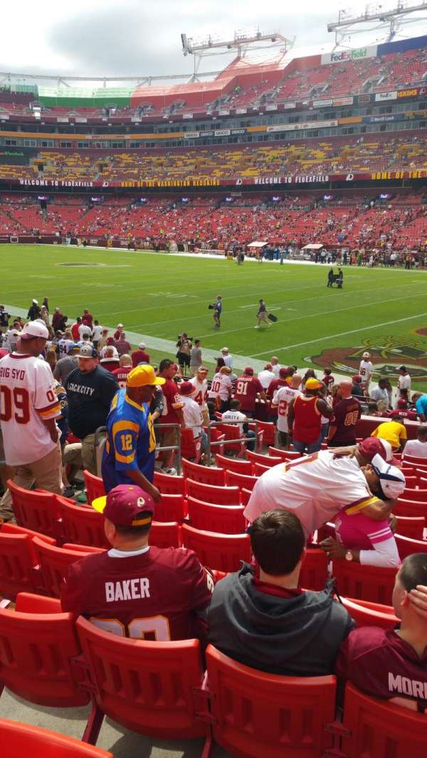 Northwest Stadium, section: 116, row: 16, seat: 7