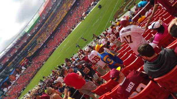 Northwest Stadium, section: 116, row: 16, seat: 7