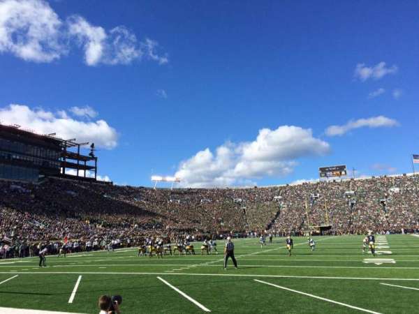 Notre Dame Stadium, section: FL17, row: E, seat: 3